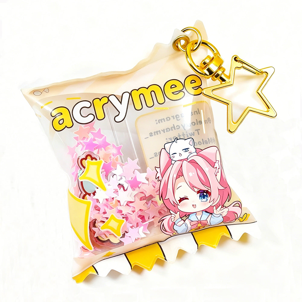 キャンディバックキーホルダーM  SALE カスタムハート型キャンディバッグキーホルダー – Acrymee