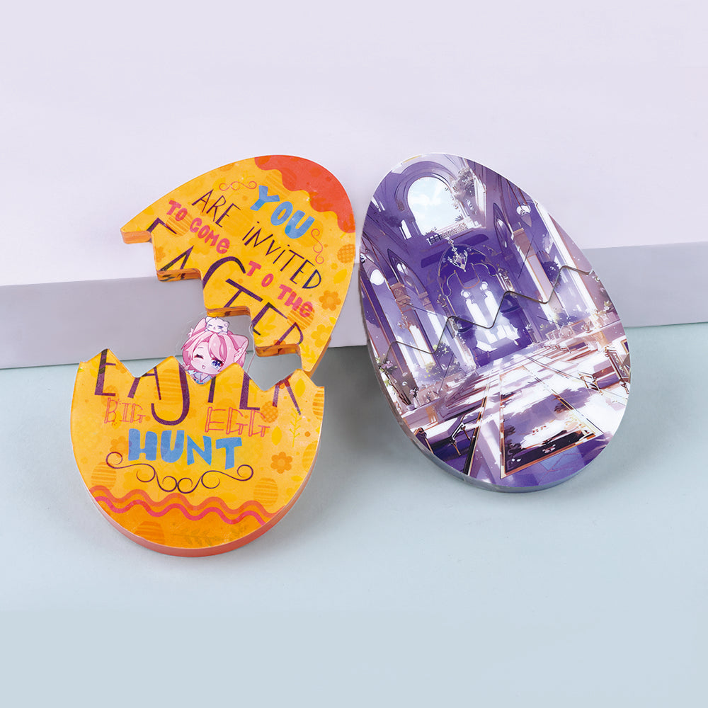 Custom Acrylic Openable Magnet Slide-Out Puzzle Charms