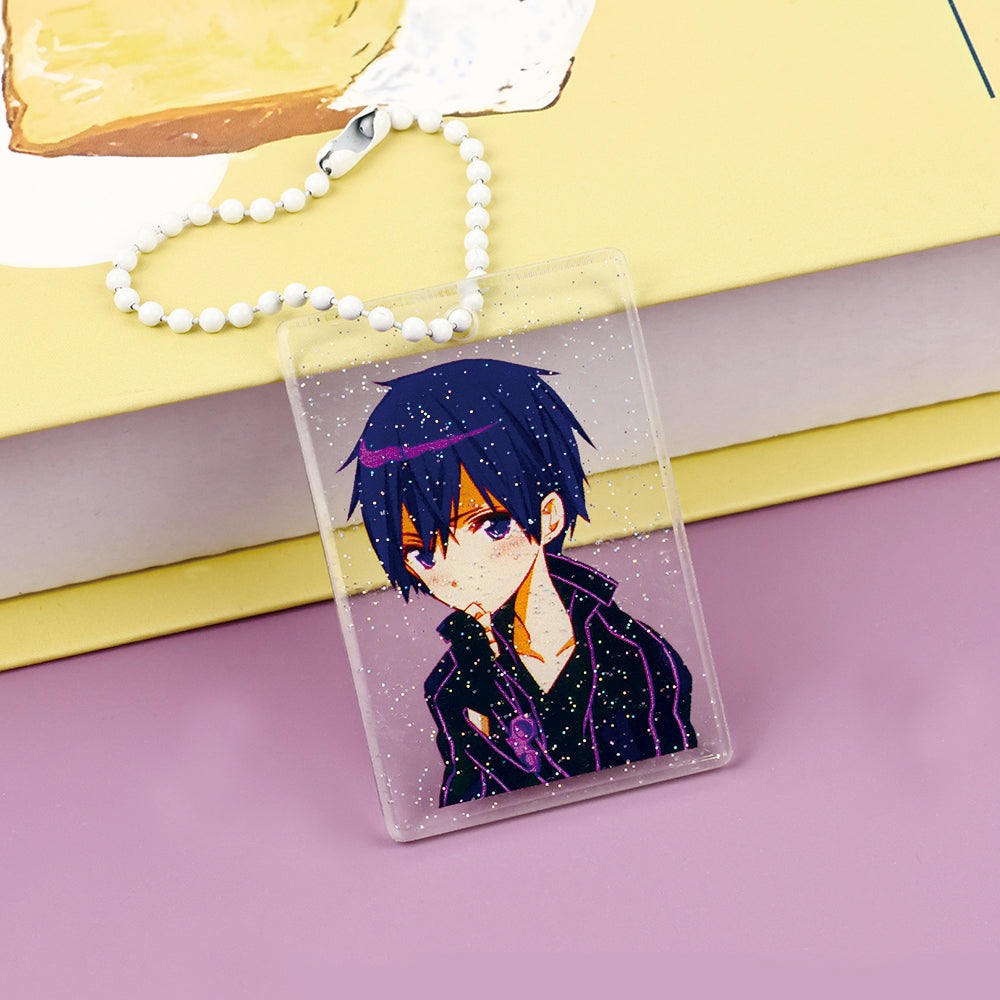 Custom clear PVC soft rubber keychain