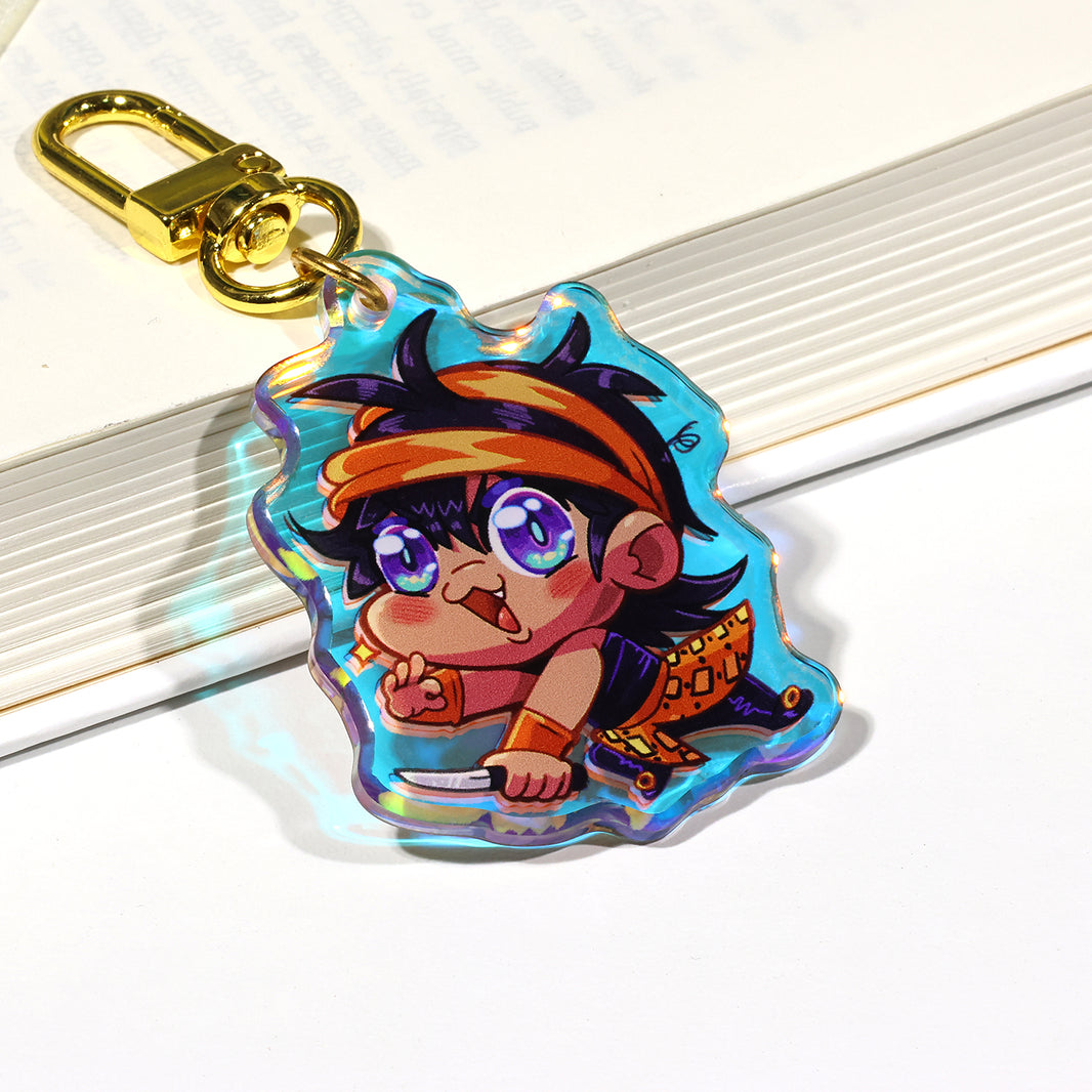 Custom Rainbow Colorful Epoxy Acrylic Charms