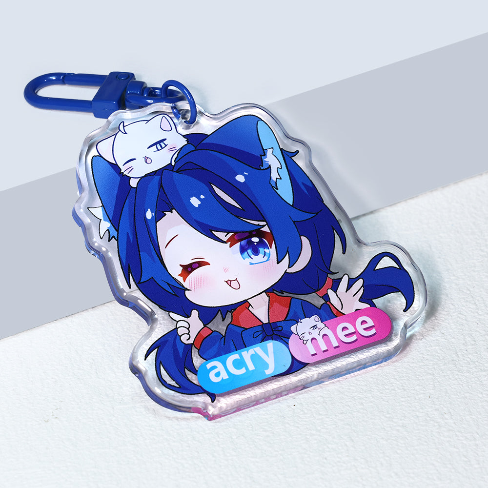 Custom Crystal Acrylic Keychains/Charms