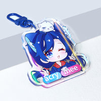 Custom Front Side Rainbow Keychain