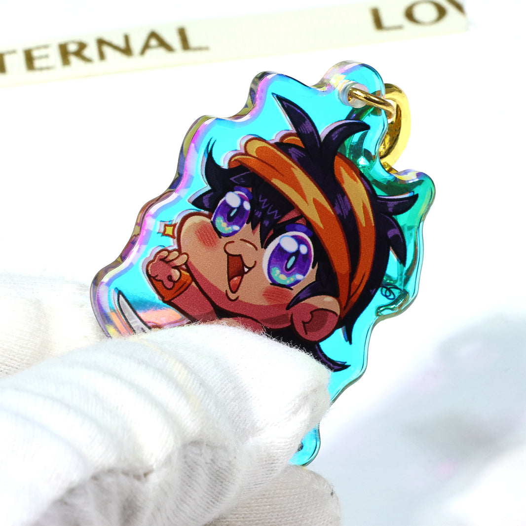 Custom Rainbow Colorful Epoxy Acrylic Charms