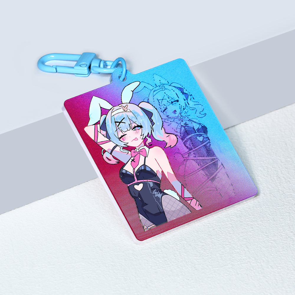Custom Shaped Lenticular Acrylic Pendant