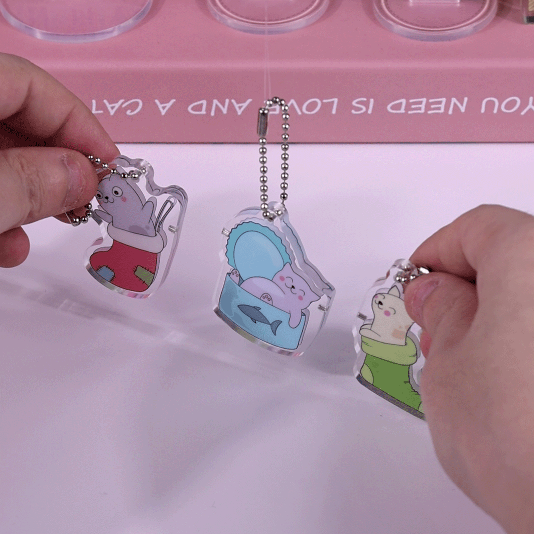 Custom Magnetic Acrylic Keychains