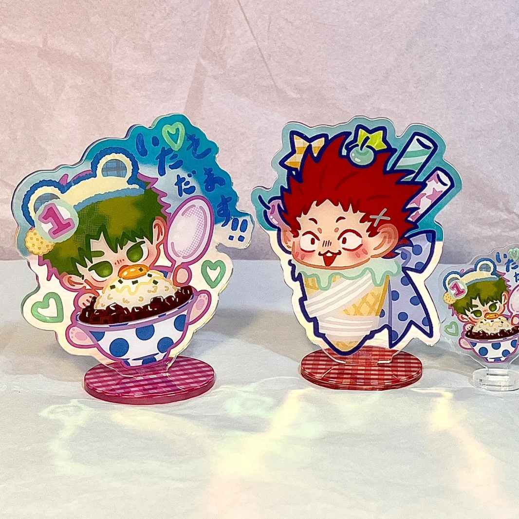 Custom acrylic rainbow Standees
