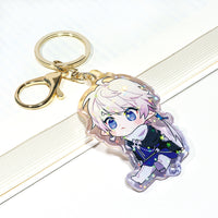 Custom Epoxy Resin Holographic Star Keychain | Acrymee