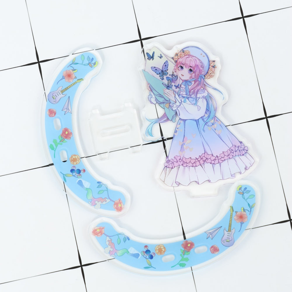 Custom Clear Swing Standees - Acrymee