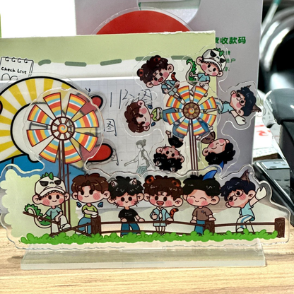 Custom Clear Ferris Wheel Standee