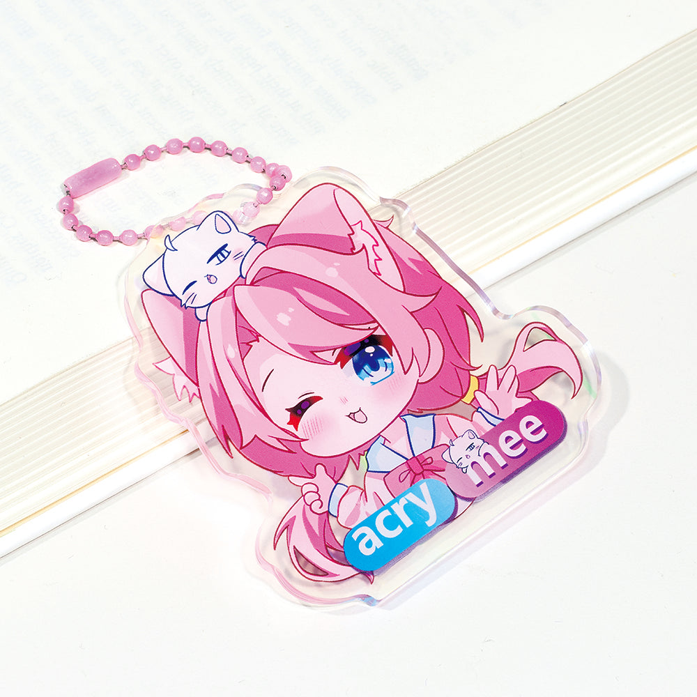 Custom Clear Acrylic Keychain | Acrymee