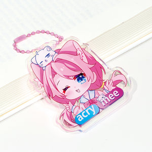 Custom Clear Acrylic Keychain | Acrymee