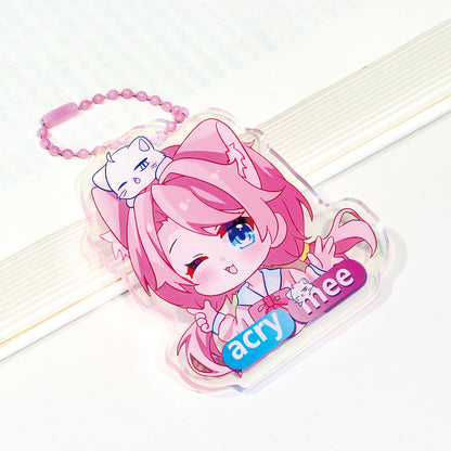 Custom Clear Acrylic Keychain | Acrymee