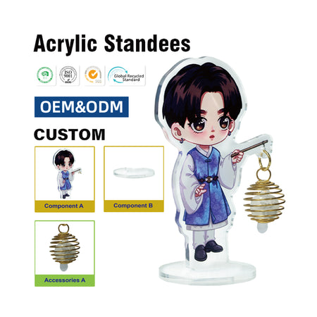 Custom Portable Lamp Acrylic Standees