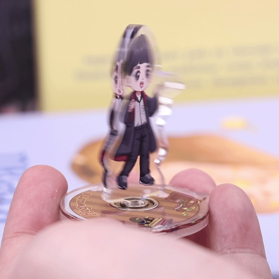 Custom Rotating Acrylic Standees