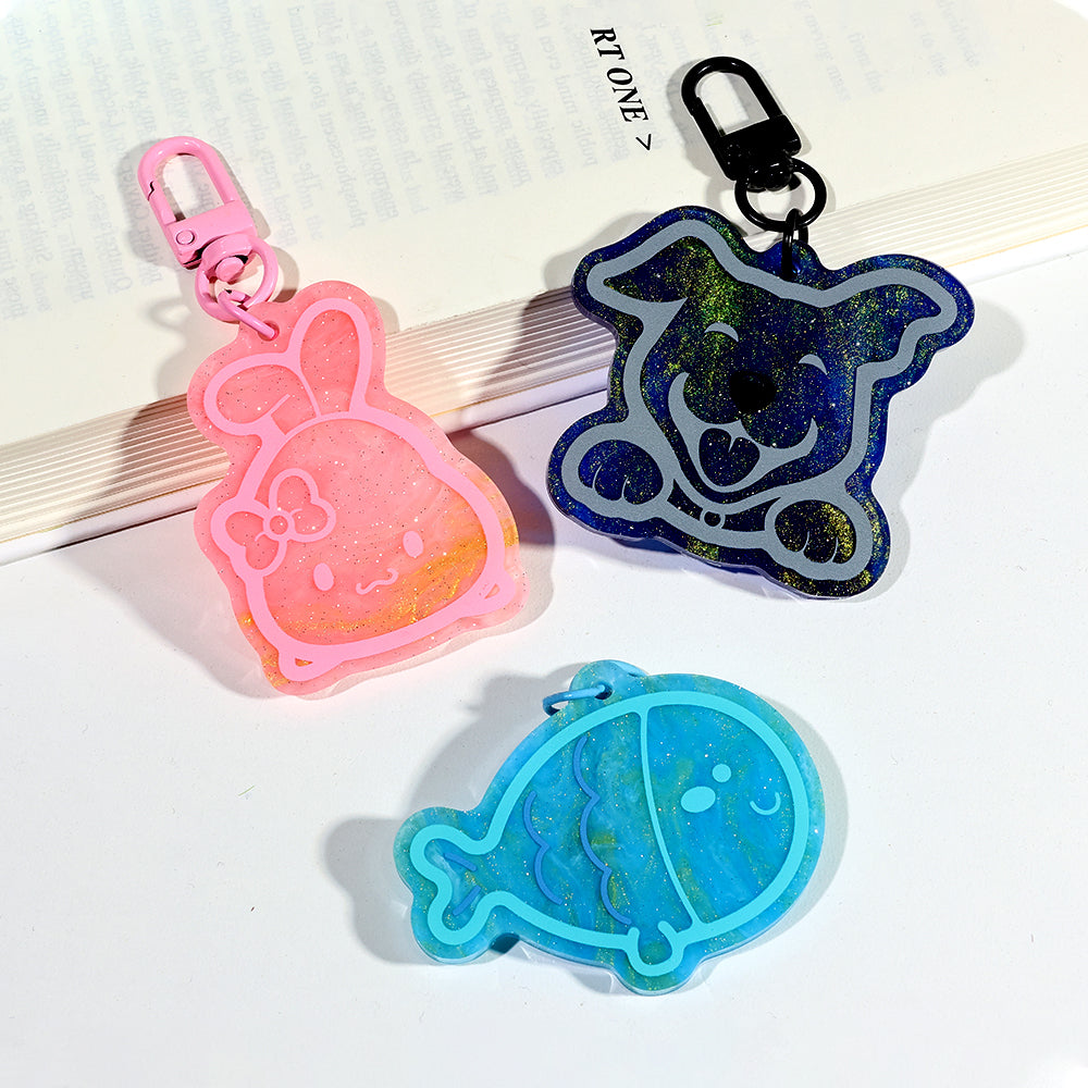 Custom Pearl Acrylic Keychains | Acrymee