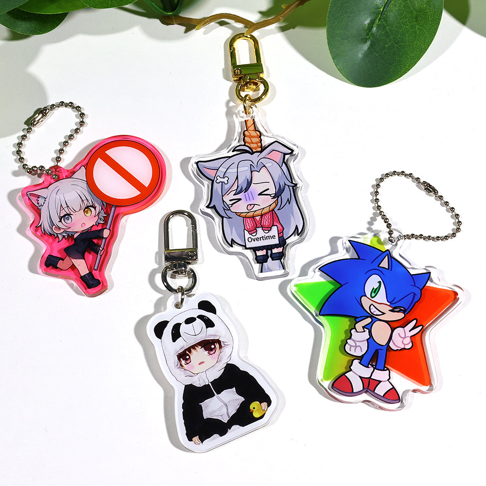 Custom Clear Acrylic Keychain | Acrymee