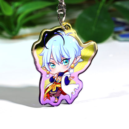 Porte-clés miroir double face personnalisé