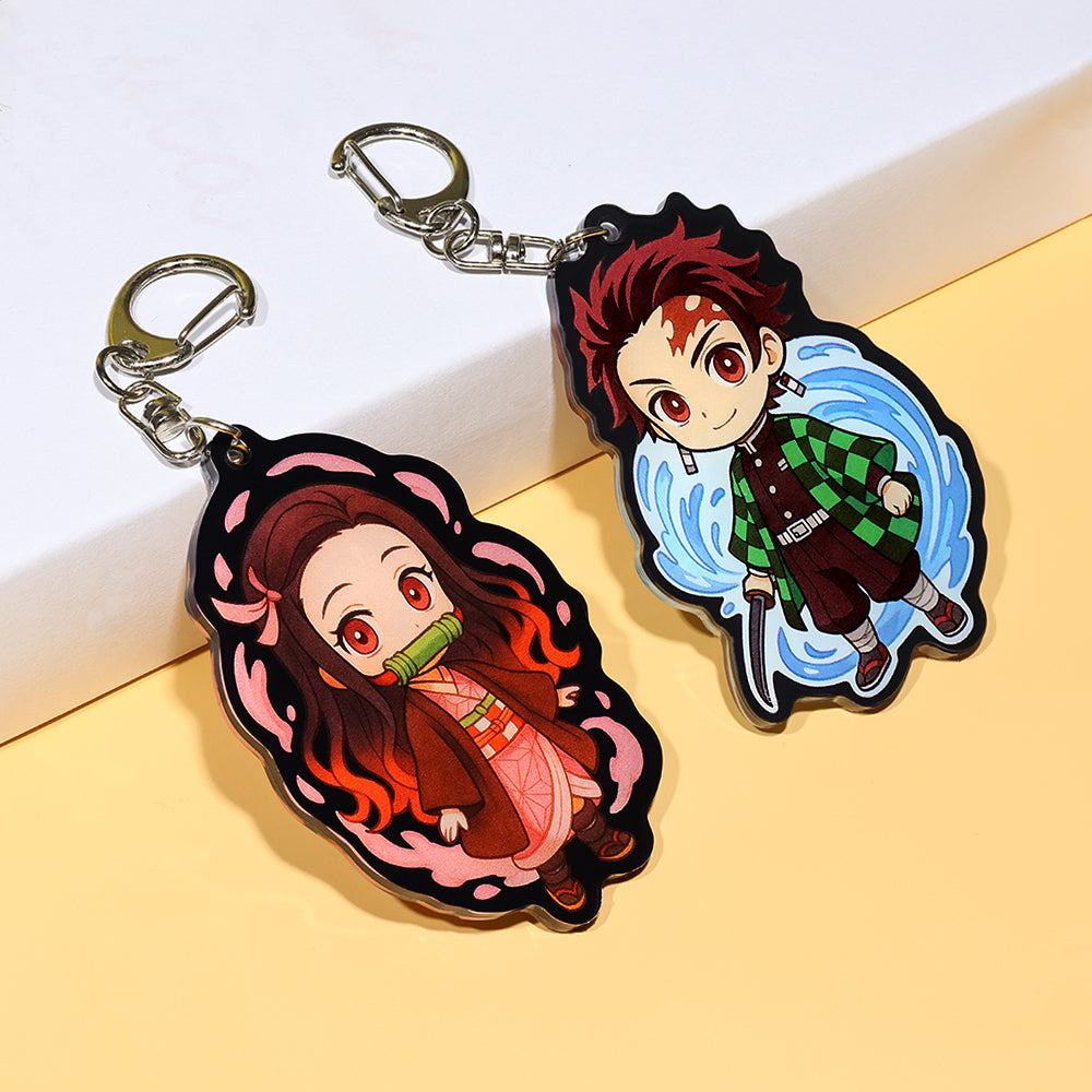 Custom Non-Clear Acrylic Keychain | Acrymee