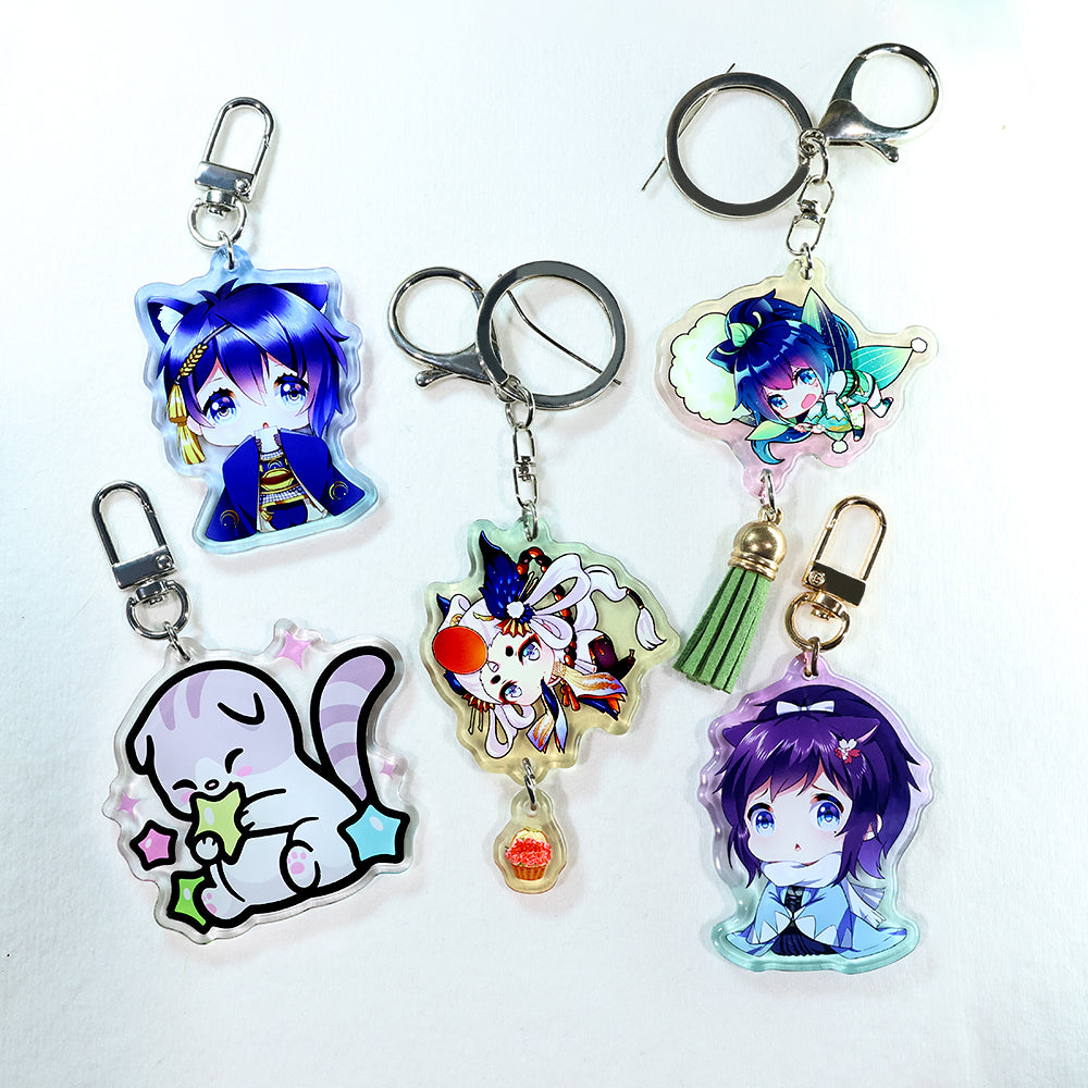 Custom Crystal Acrylic Keychains/Charms  | Acrymee