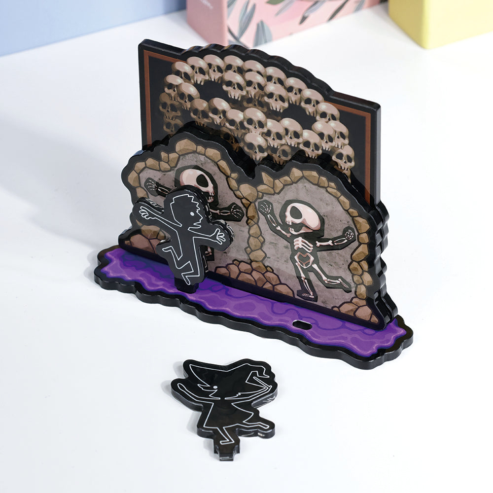 Custom Multi Layered Clear Acrylic Standees - Acrymee