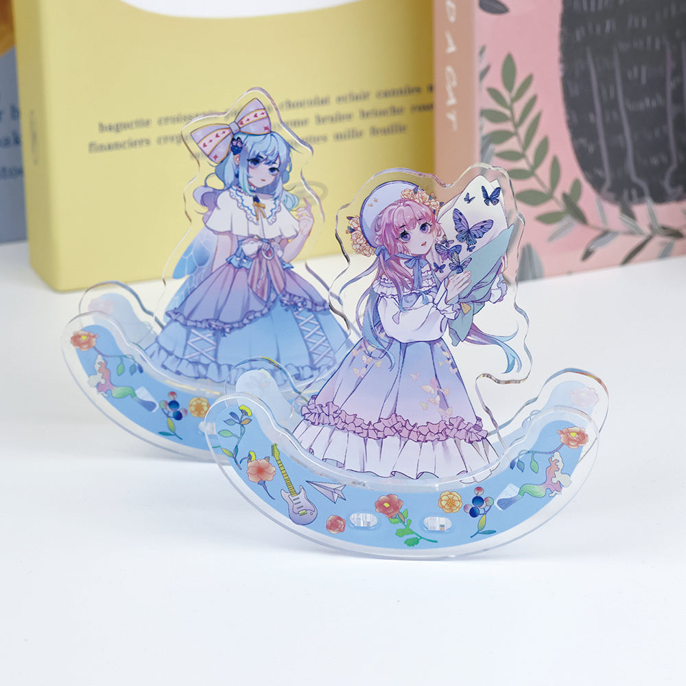 Custom Clear Swing Standees - Acrymee