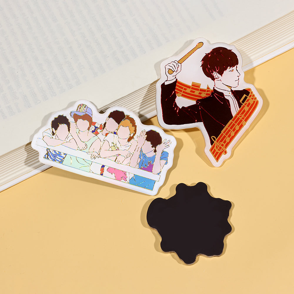 Aimants acryliques personnalisés par marquage à chaud