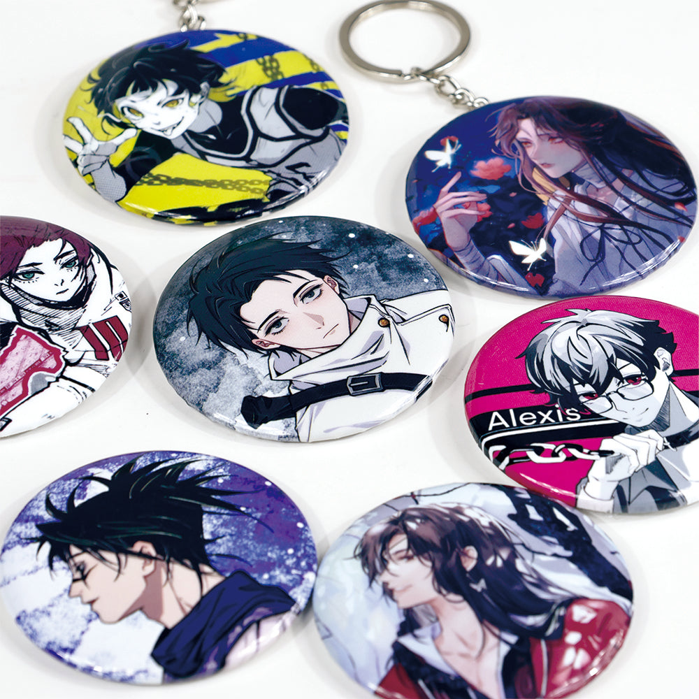 Custom Round Button Pins - Acrymee