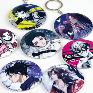 Custom Round Button Pins - Acrymee