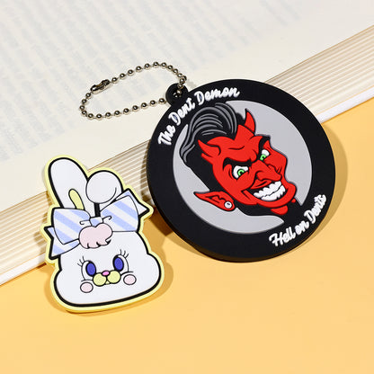 Porte-clés personnalisé en caoutchouc PVC