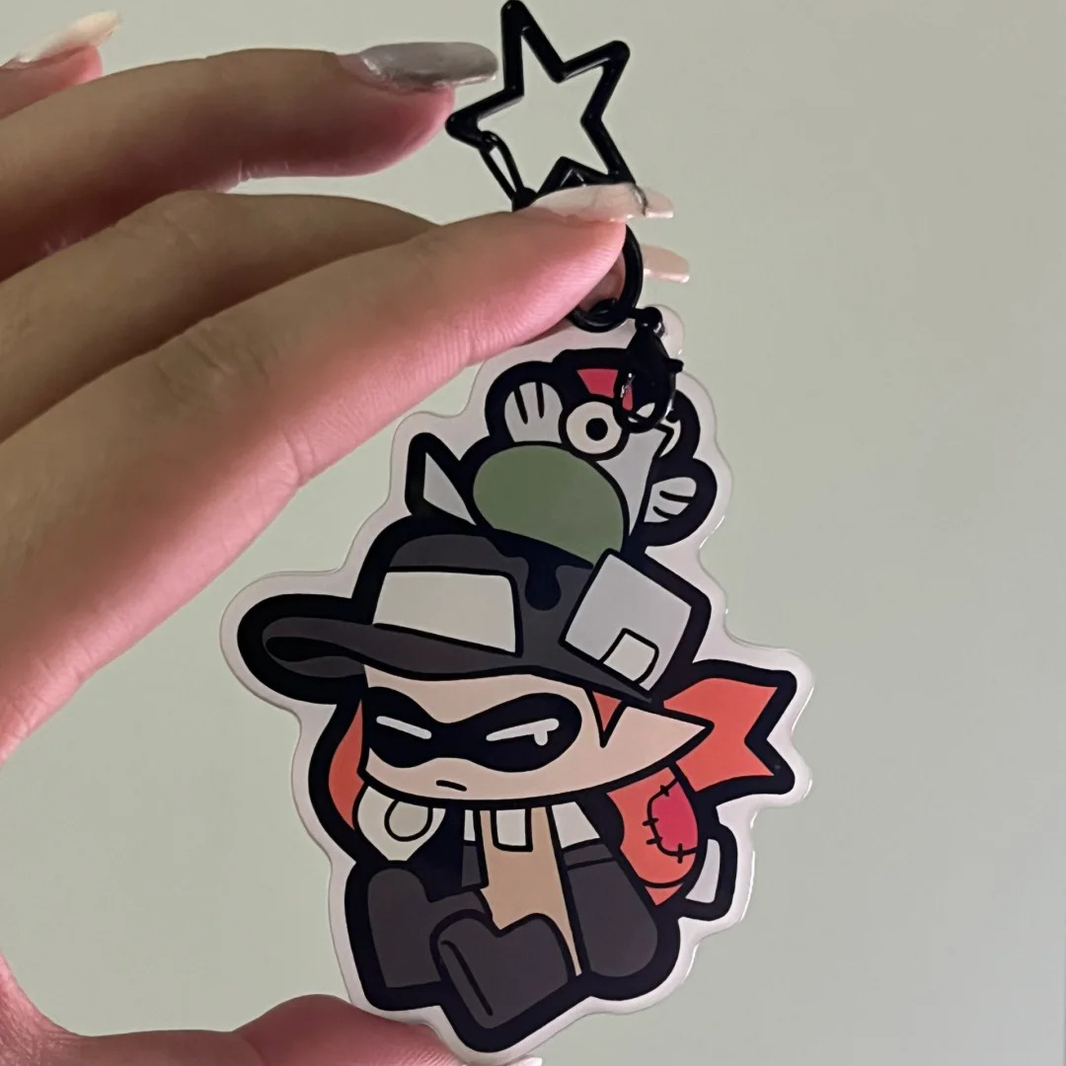 Custom Glow In The Dark Acrylic Keychains