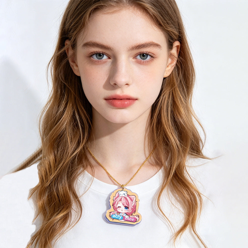 Custom Acrylic Necklace | Acrymee