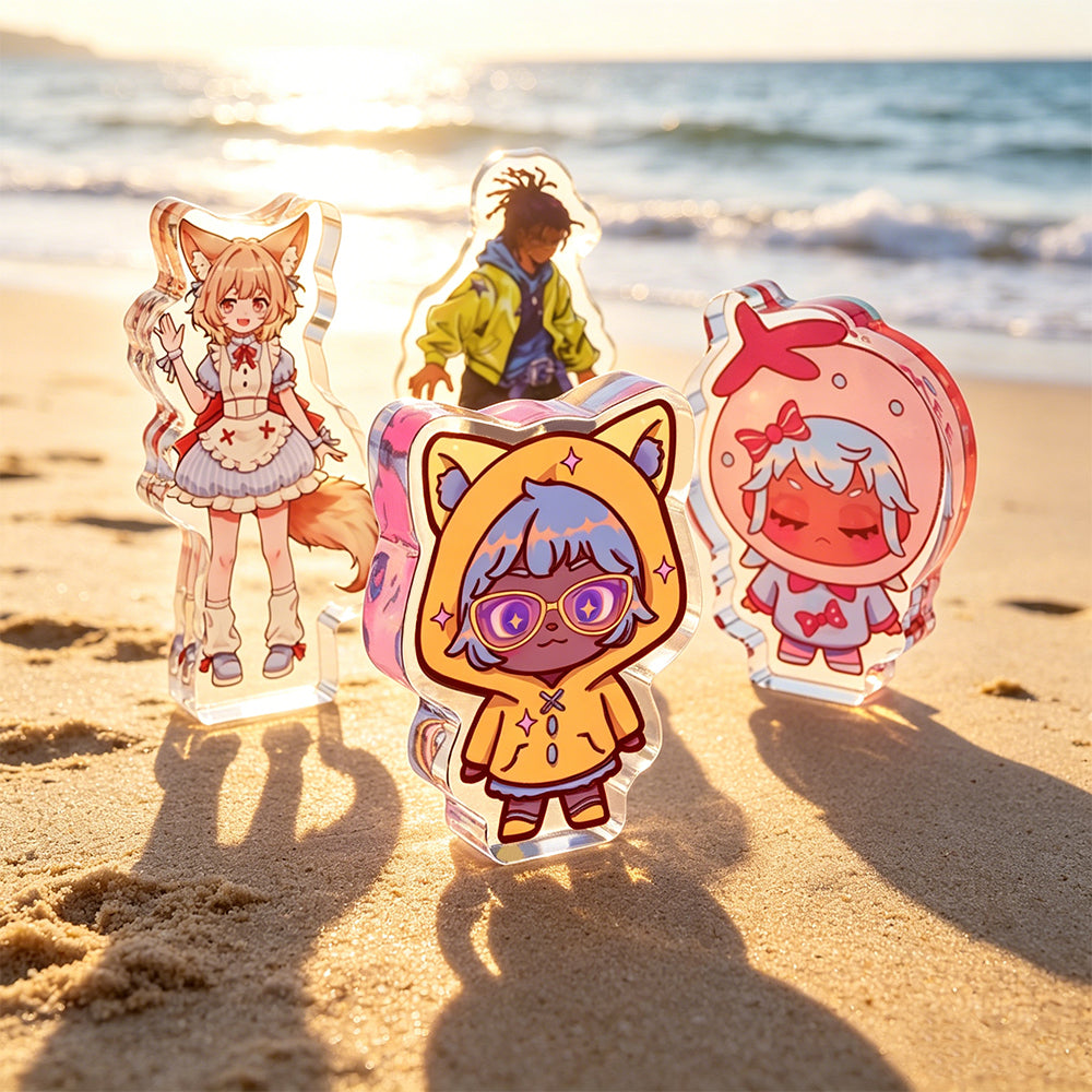 Custom Thick Acrylic Stand No Base | Acrymee