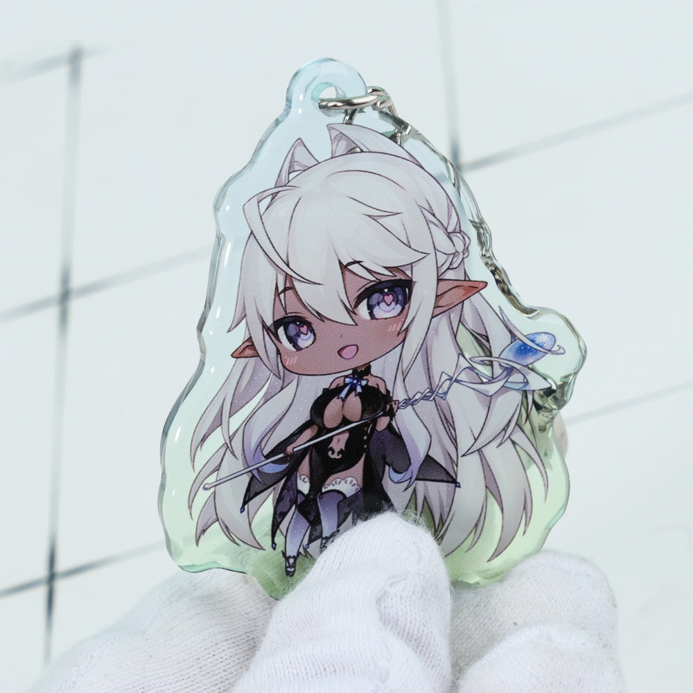 Custom Acrylic Short Tassel Keychain - Acrymee