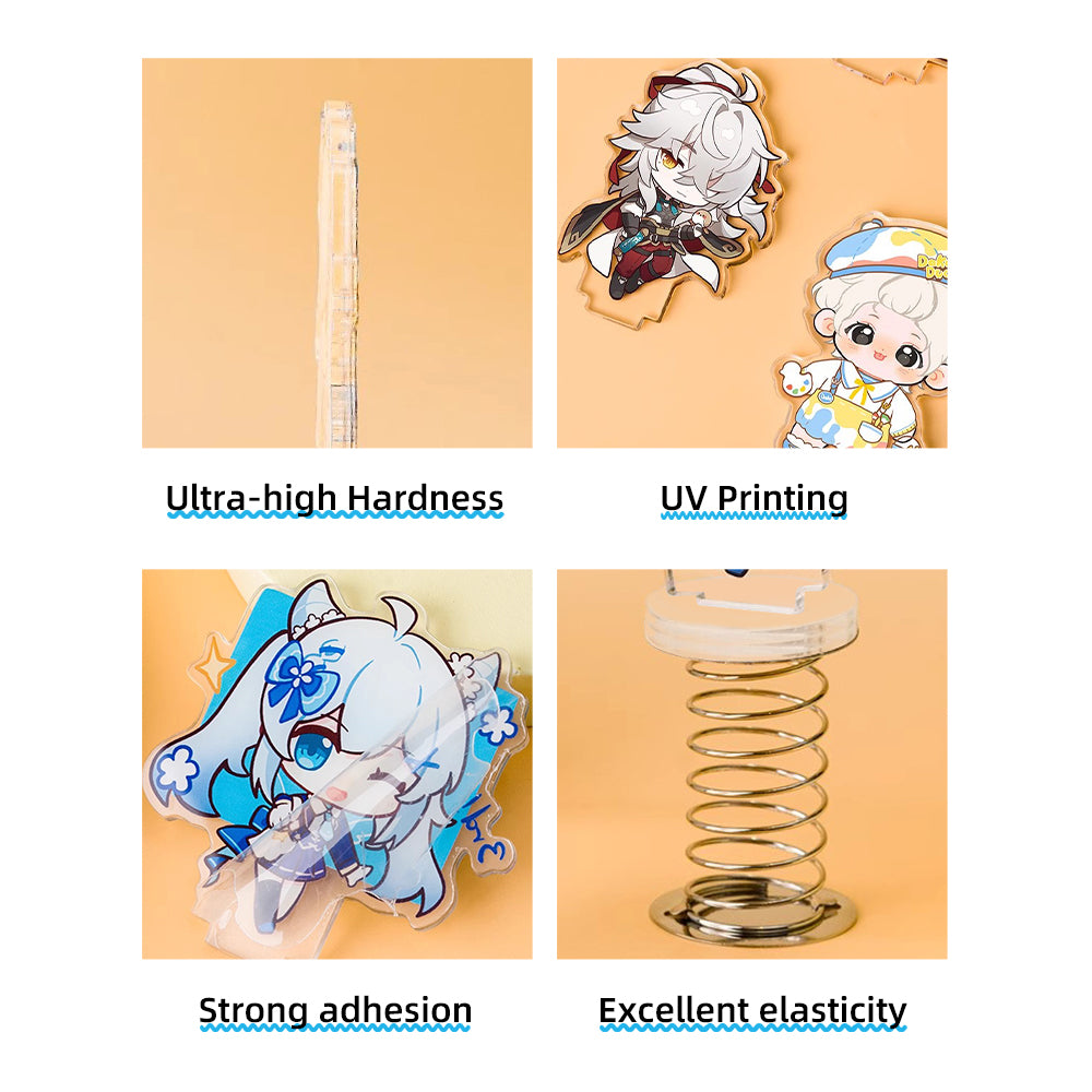 Custom Custom Spring Shaker Acrylic Standees