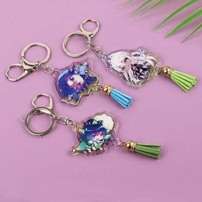 Custom Acrylic Tassel Keychain