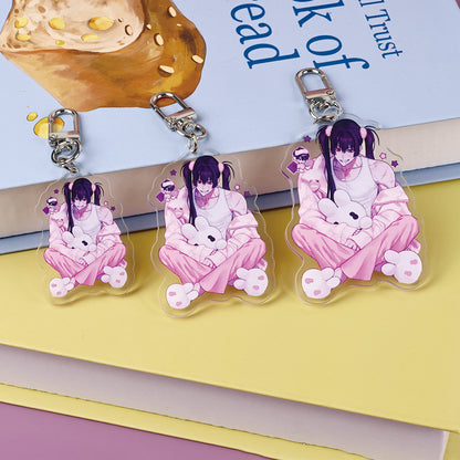 Custom Clear Acrylic Keychain
