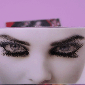 Présentoir lenticulaire en acrylique personnalisé | Effet de basculement/mouvement