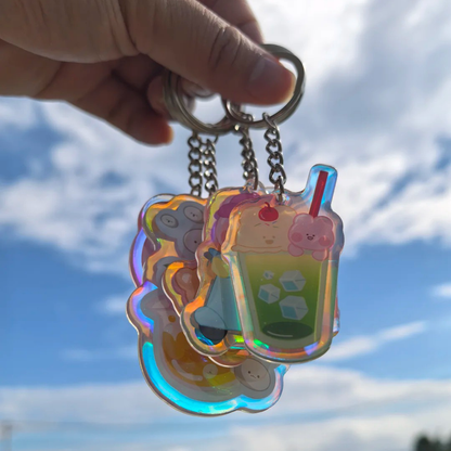 Custom Gradient Epoxy Keychain