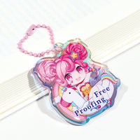 Custom Rainbow Epoxy Resin Keychain| Acrymee