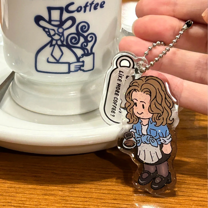 Custom Epoxy Glitter Keychain