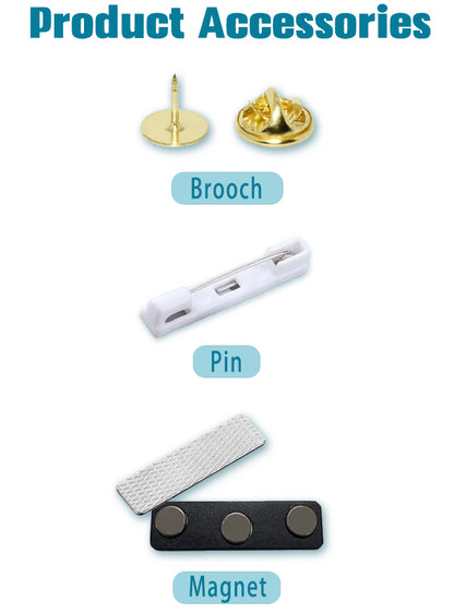 Custom Acrylic Brooch Pin - Acrymee