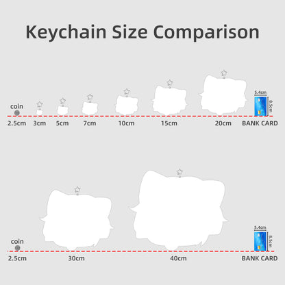 Custom Clear Acrylic Keychain