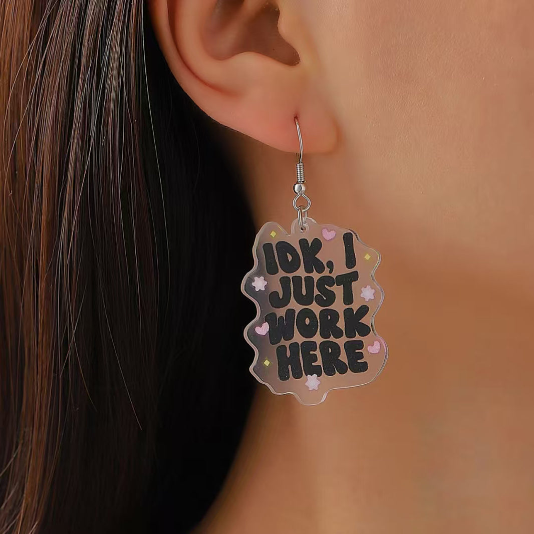Custom Acrylic Earrings