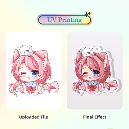 Custom Crystal Acrylic Keychains/Charms  | Acrymee