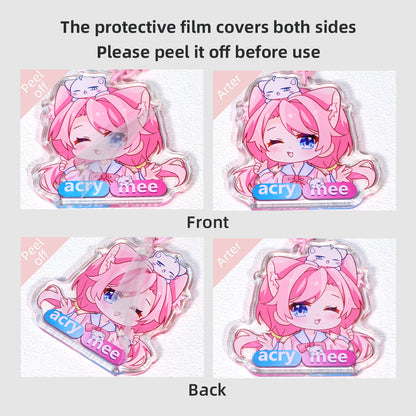 Custom Clear Acrylic Keychain