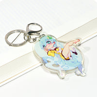 Custom Epoxy Glitter Keychain | Acrymee