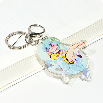 Custom Epoxy Glitter Keychain | Acrymee