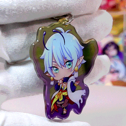 Porte-clés miroir double face personnalisé