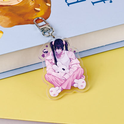 Custom Clear Acrylic Keychain First Quarter 2025