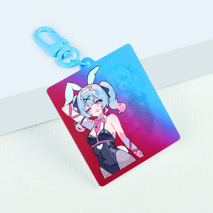 Custom Shaped Lenticular Keychain | 3D Flip & Motion Effect Acrylic Charm | Acrymee